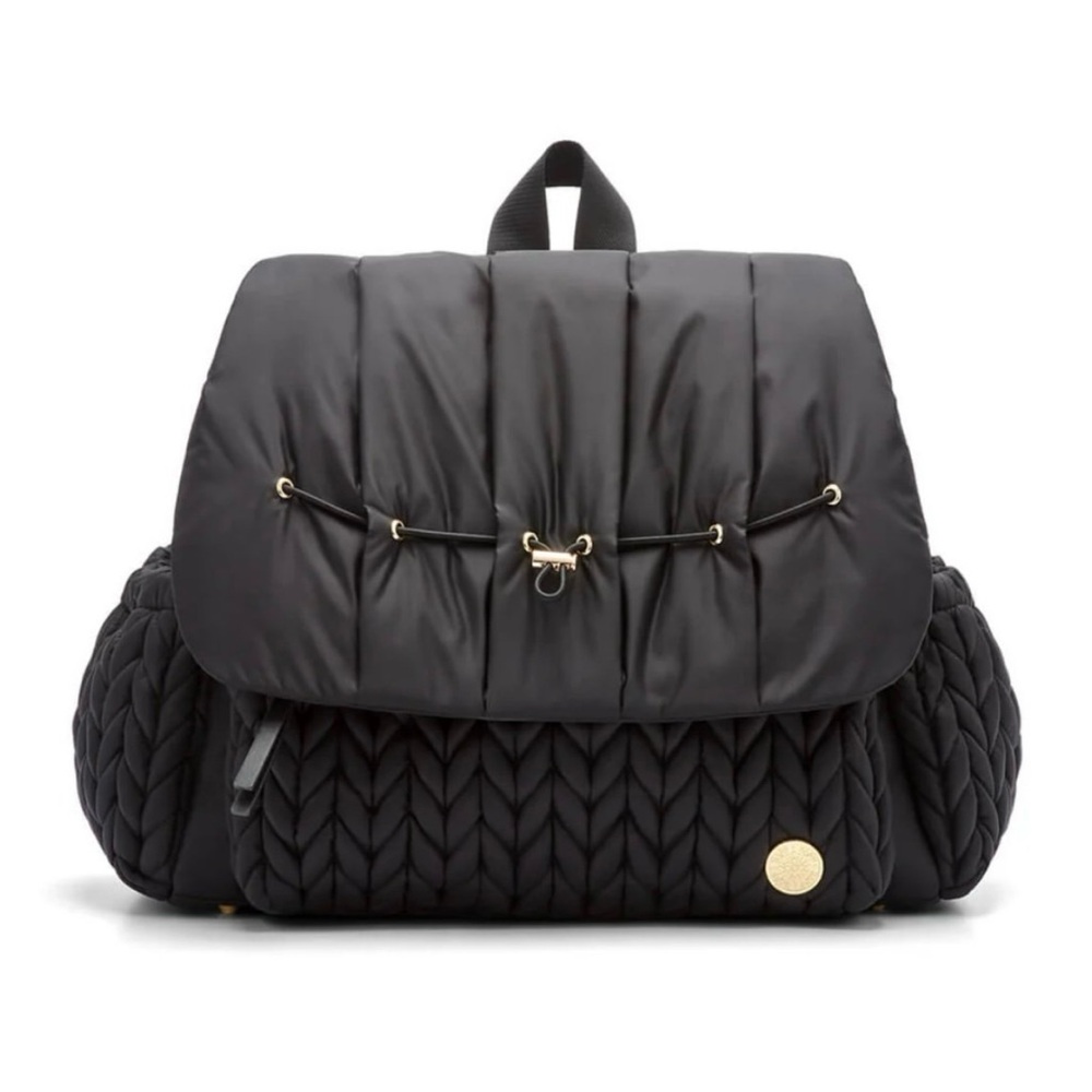Happ brand black diaper bag Levy backpack
